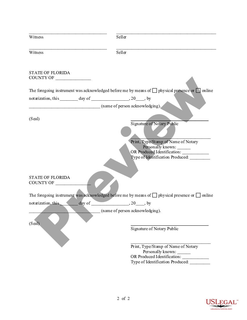 assignment of contract florida form