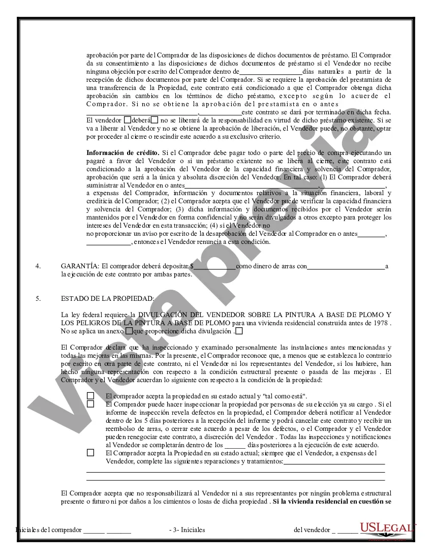 Preview Contrato de Compraventa de Bienes Inmuebles sin Corredor para Acuerdo de Venta de Casa Residencial