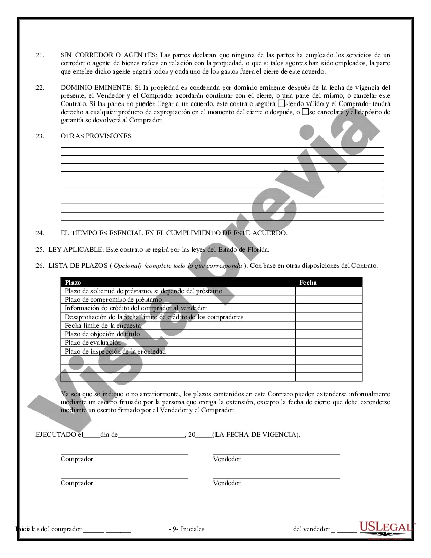 Preview Contrato de Compraventa de Bienes Inmuebles sin Corredor para Acuerdo de Venta de Casa Residencial