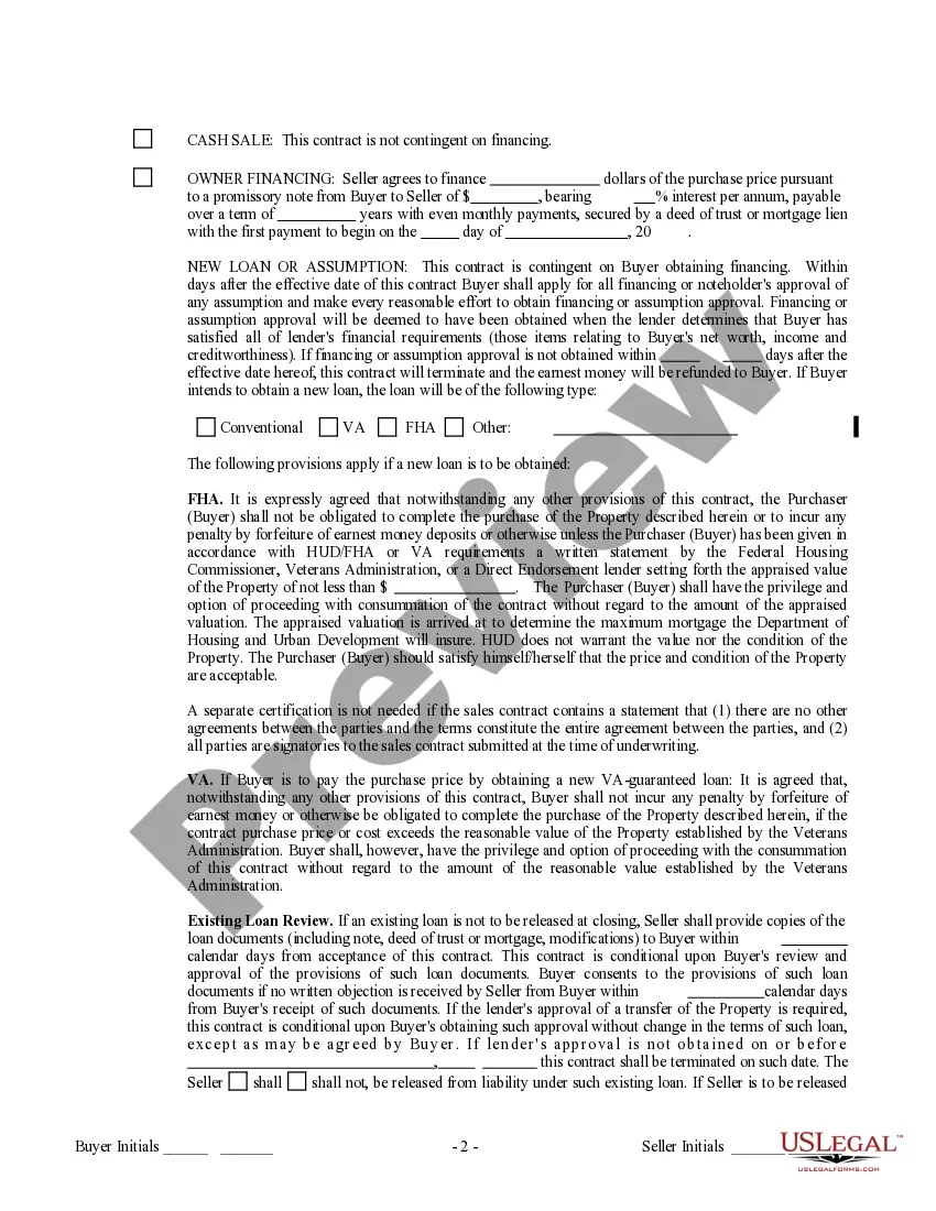 Preview Contract for Sale and Purchase of Real Estate with No Broker for Residential Home Sale Agreement