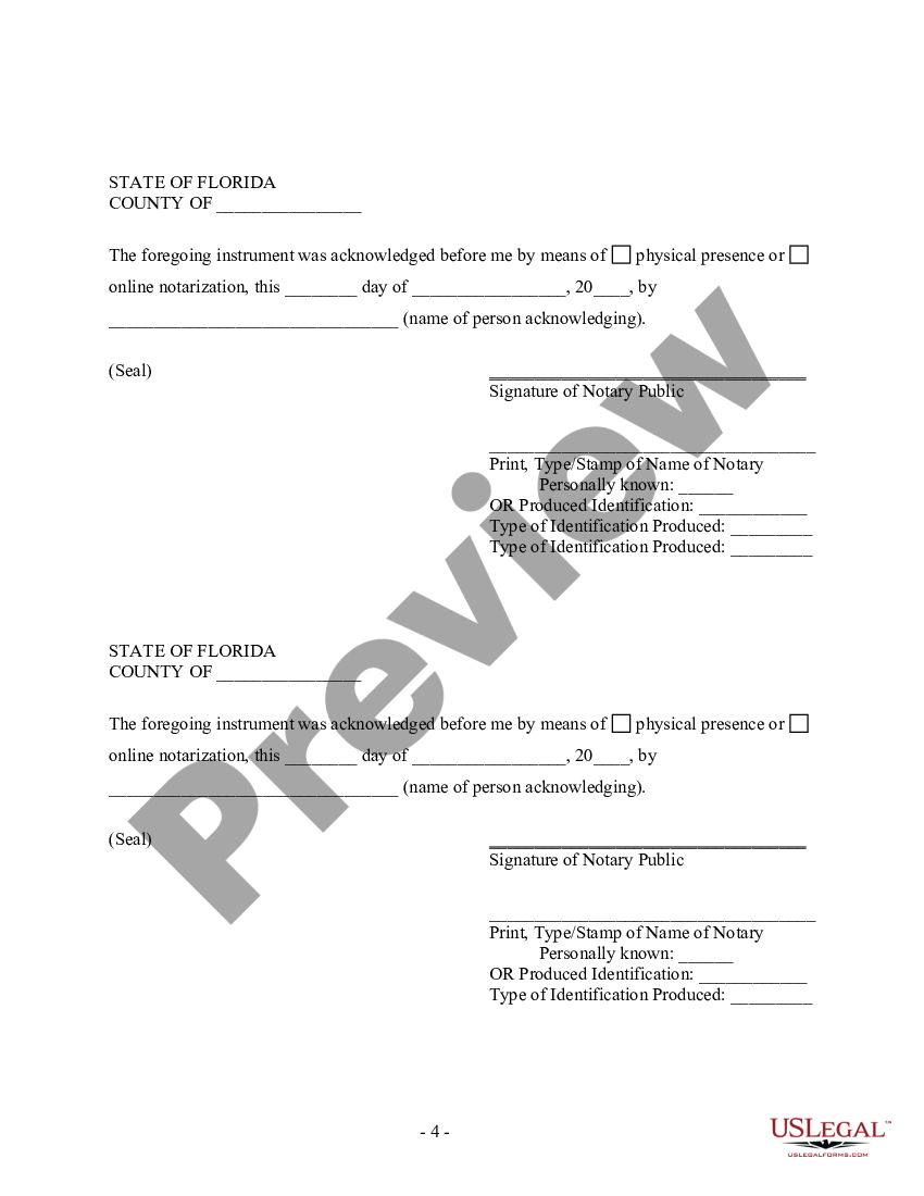 Florida Amendment to Prenuptial or Premarital Agreement Amendment