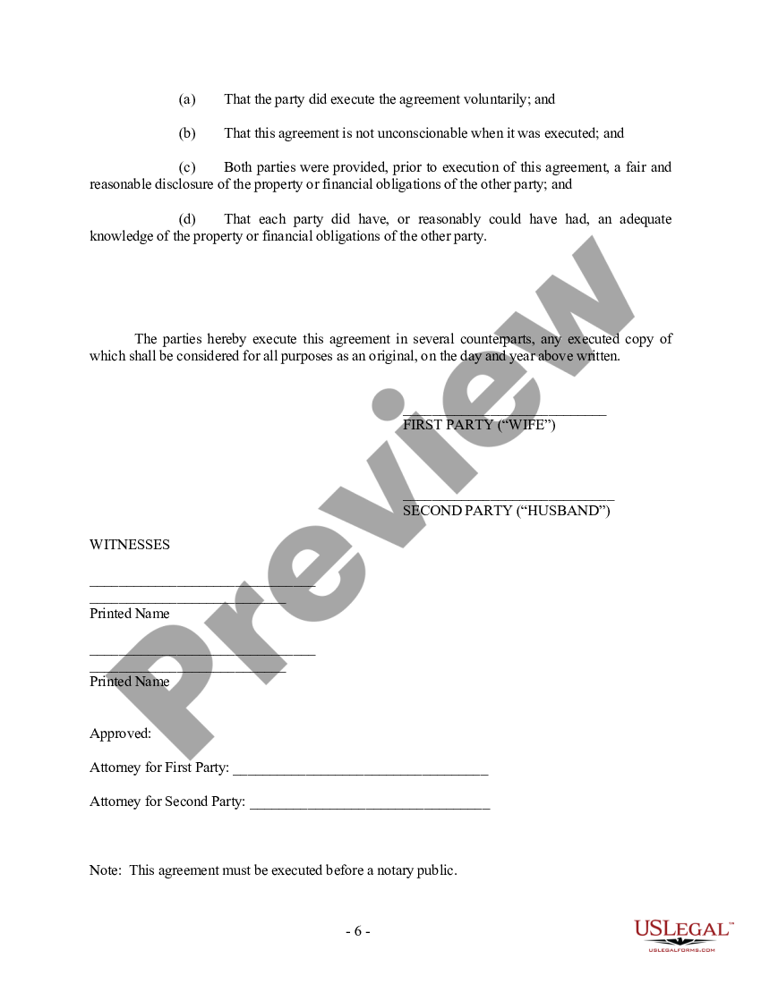 florida-prenuptial-premarital-agreement-with-financial-statements