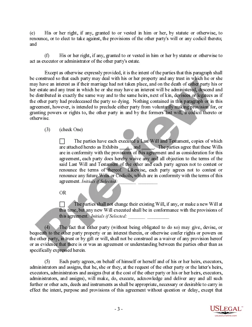 Preview Florida Prenuptial Premarital Agreement with Financial Statements