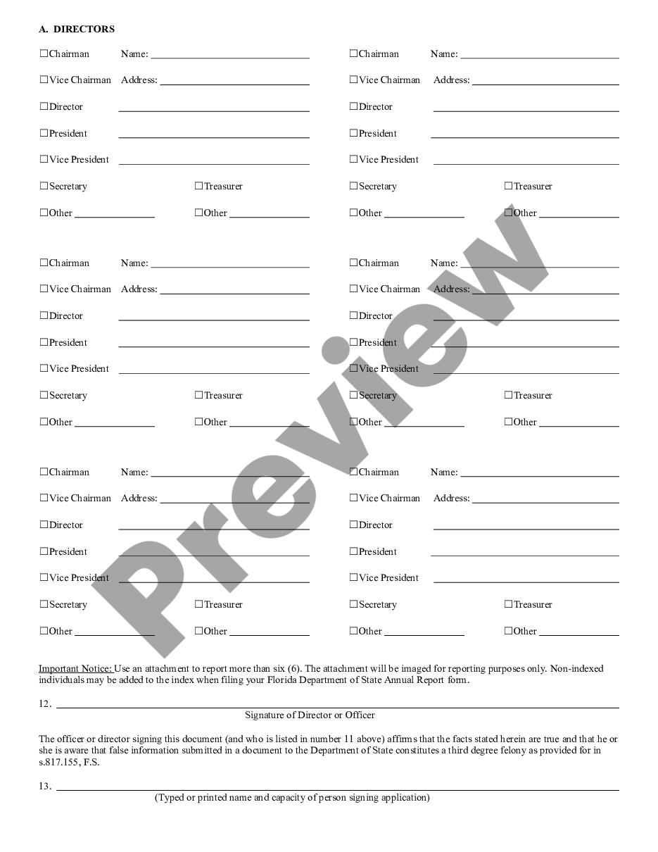 page 3 Florida Registration of Foreign Corporation preview