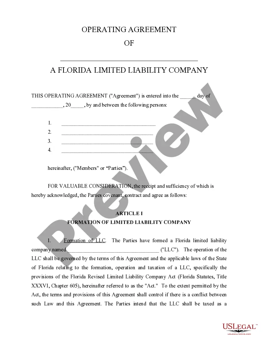 Get Limited Liability Company LLC Operating Agreement Preview Limited Liability Company LLC Operating Agreement