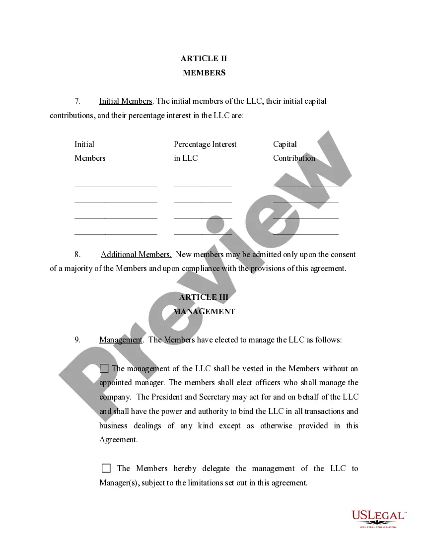 Get Limited Liability Company LLC Operating Agreement Preview Limited Liability Company LLC Operating Agreement