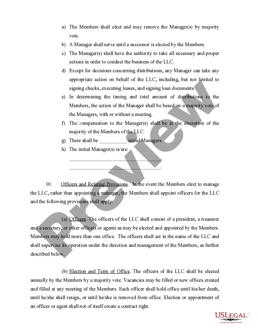 Get Limited Liability Company LLC Operating Agreement Preview Limited Liability Company LLC Operating Agreement