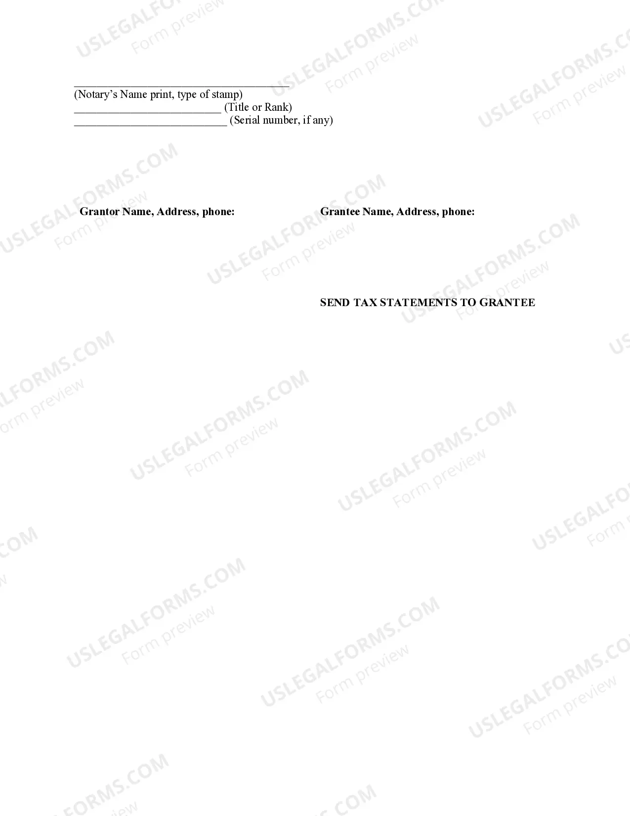 Preview Quitclaim Deed from Corporation to Individual