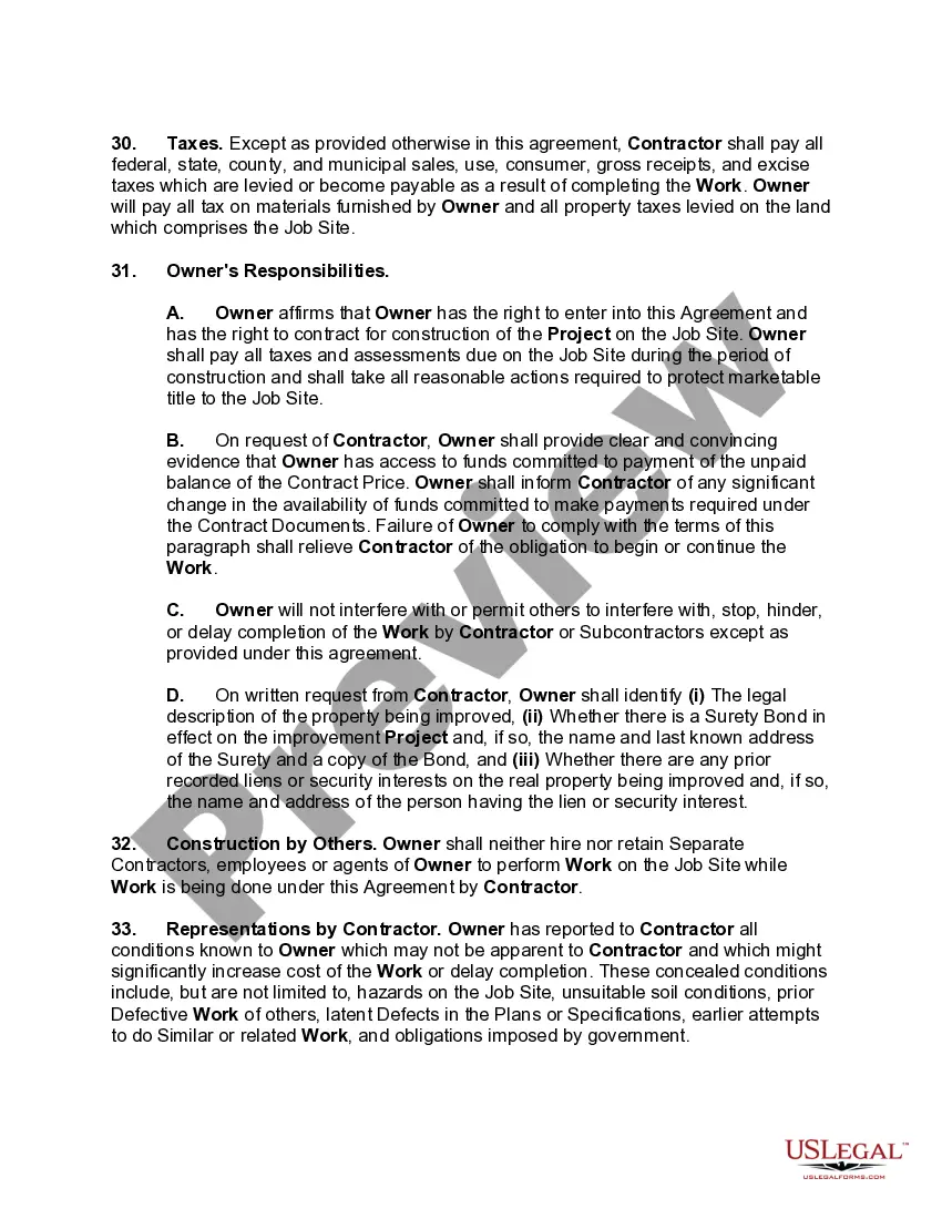 Preview Home Improvement Contract - Self-Employed