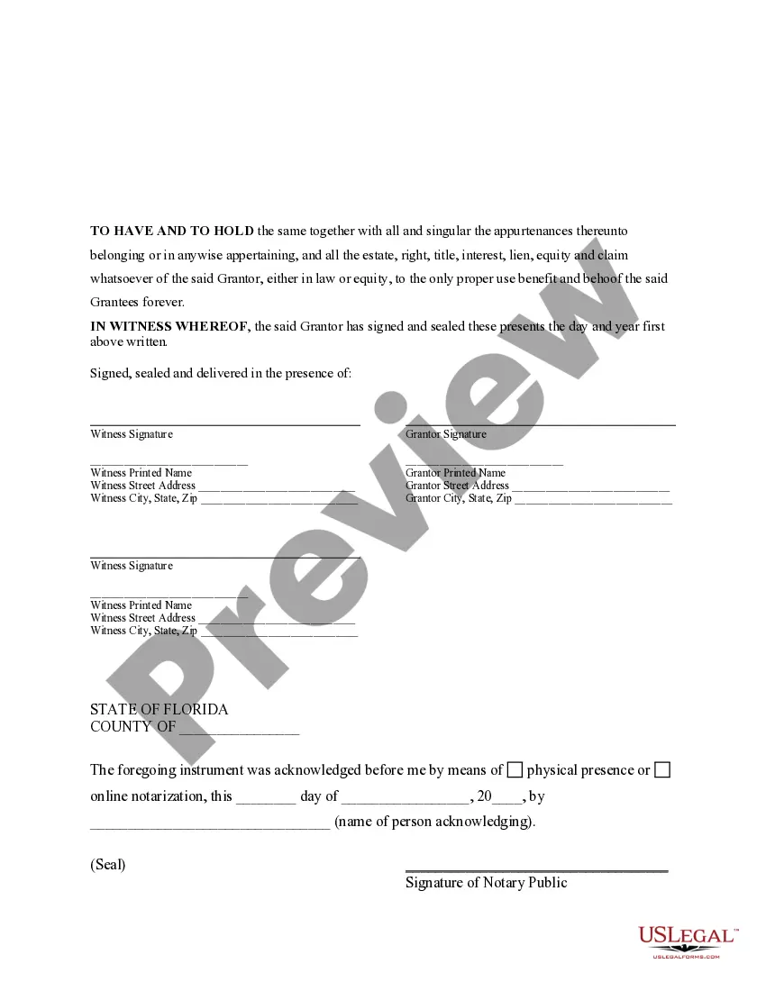 Get Quitclaim Deed from Husband to Himself and Wife Preview Quitclaim Deed from Husband to Himself and Wife