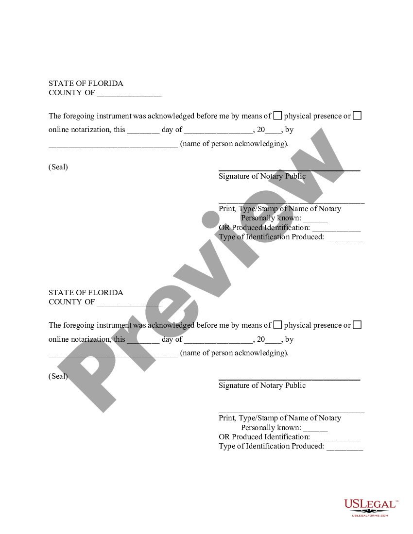 Florida Warranty Deed From Husband And Wife To An Individual Florida Warranty Deed Form Us 8553