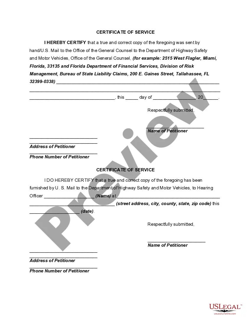 Get Florida Writ of Certiorari and Appeal of License Suspension Preview Florida Writ of Certiorari and Appeal of License Suspension