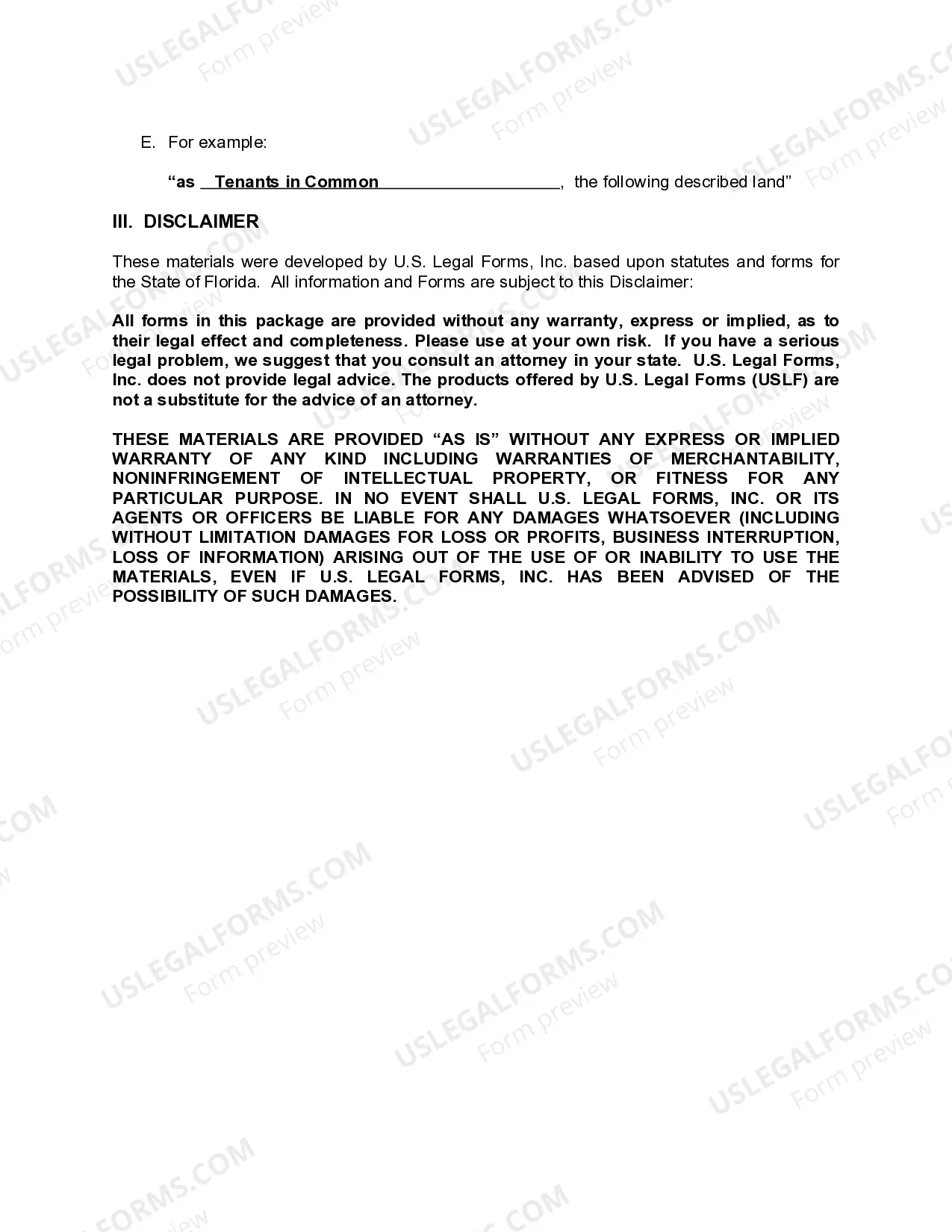 Preview Enhanced Life Estate or Lady Bird Deed - Quitclaim - Individual to Two Individual / Husband and Wife