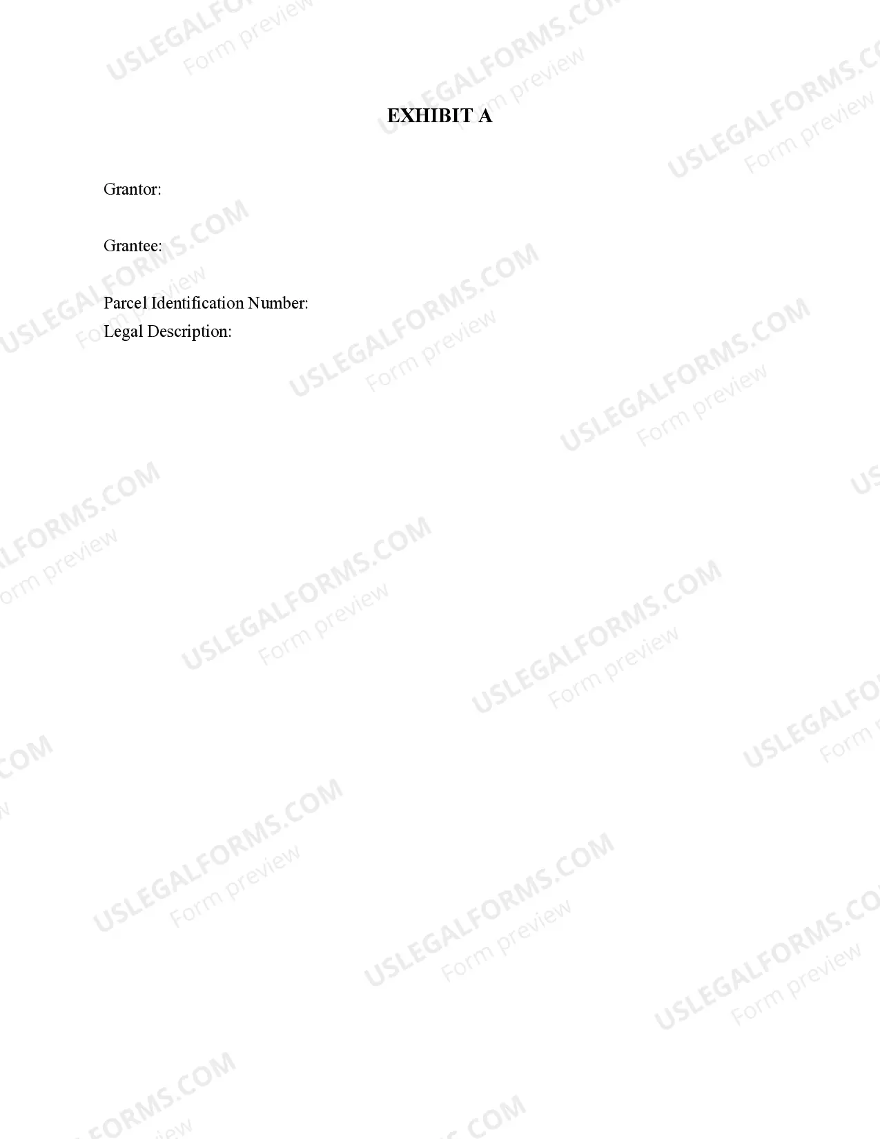 Preview Florida Gift Deed for Individual to Individual