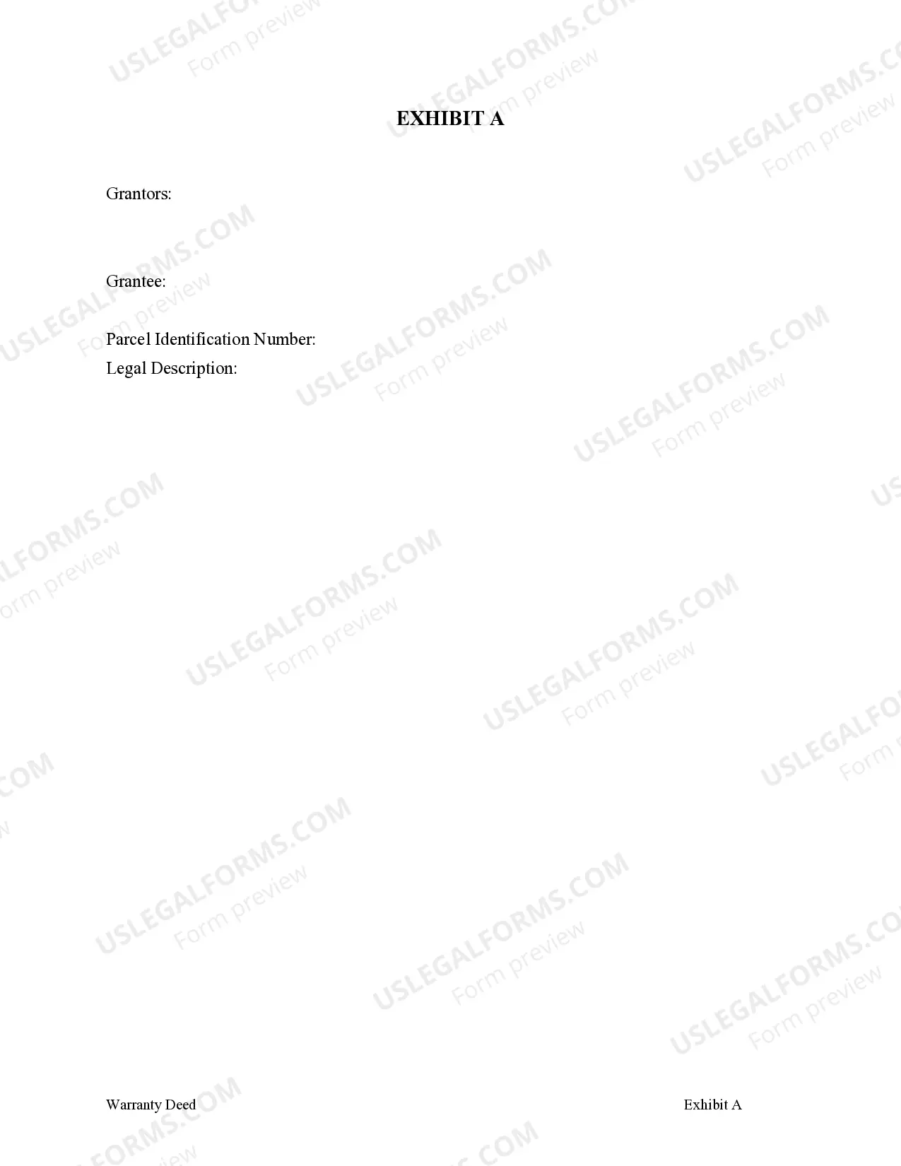 Preview Warranty Deed to Child Reserving a Life Estate in the Parents