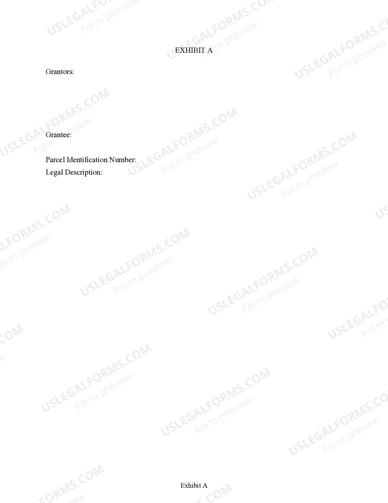 Preview Quitclaim Deed - Four Individuals to One Individual