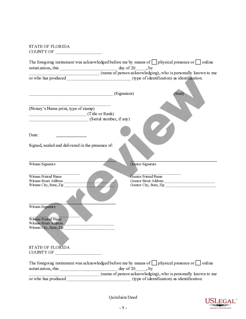Preview Quitclaim Deed by Two Individuals to Husband and Wife