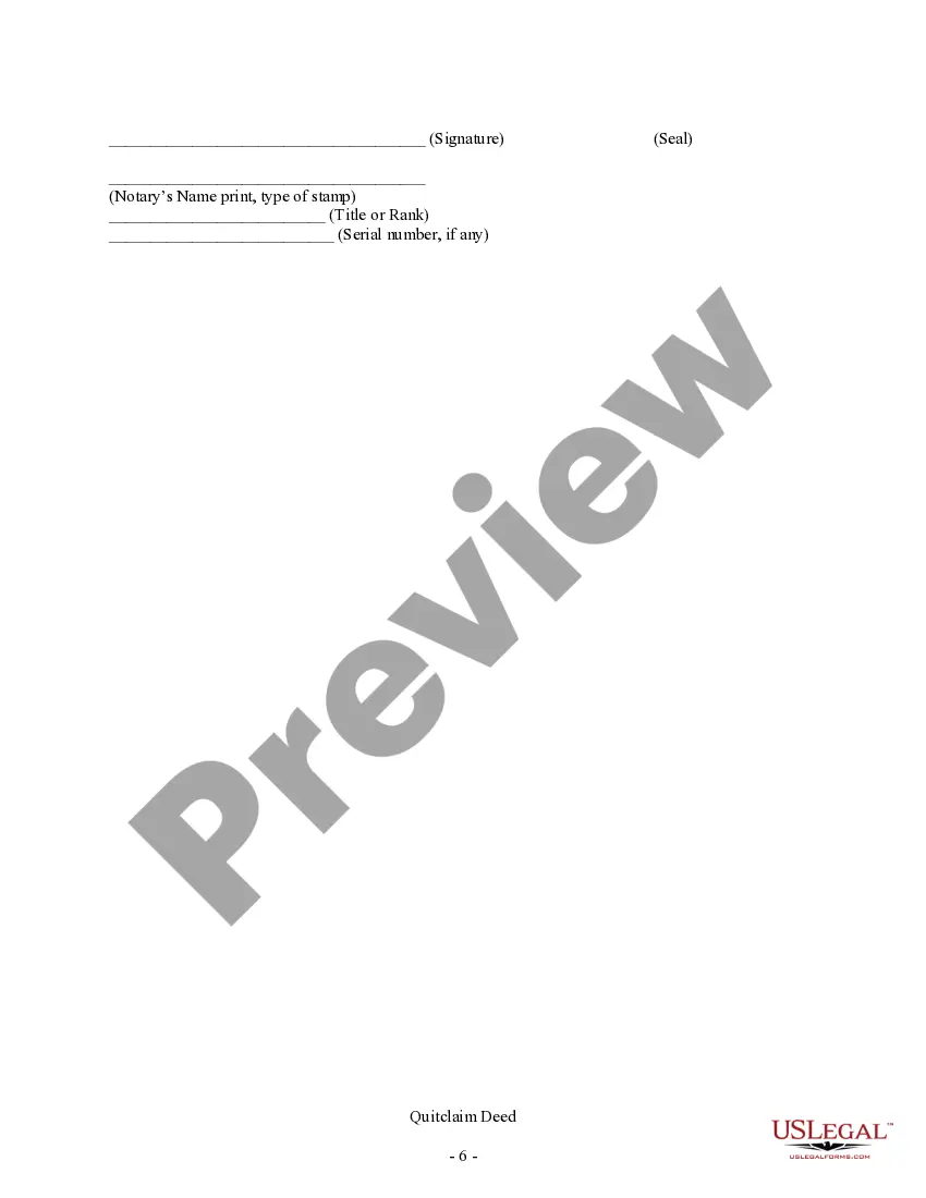 Preview Quitclaim Deed by Two Individuals to Husband and Wife