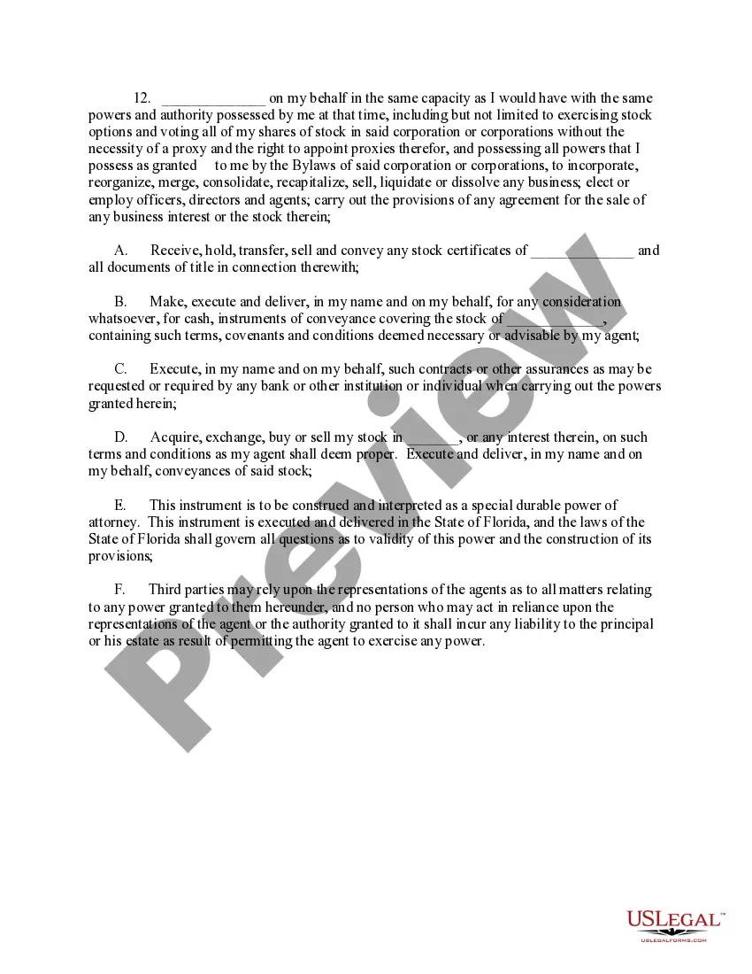 Preview Limited Power of Attorney