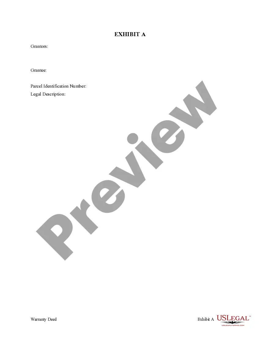 Get Warranty Deed in Lieu of Foreclosure Preview Warranty Deed in Lieu of Foreclosure