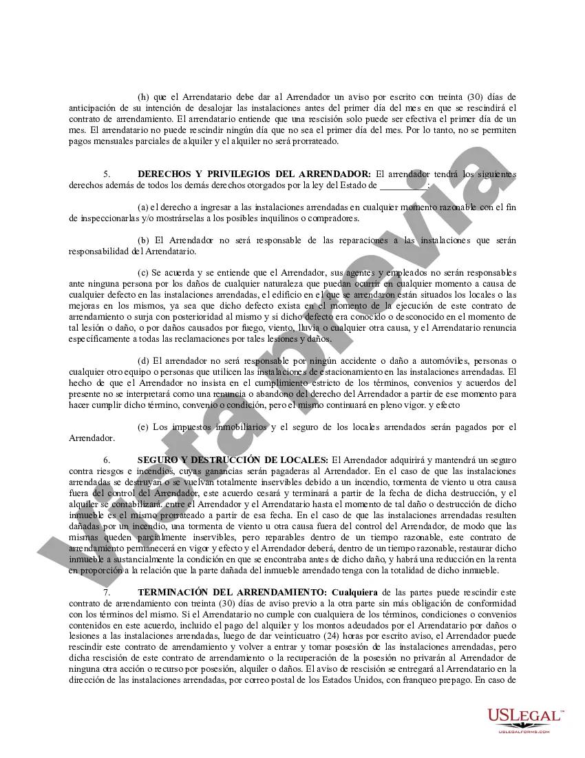 Preview Contrato de arrendamiento de alquiler residencial