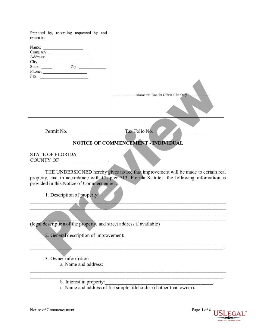 port-st-lucie-florida-notice-of-commencement-form-individual