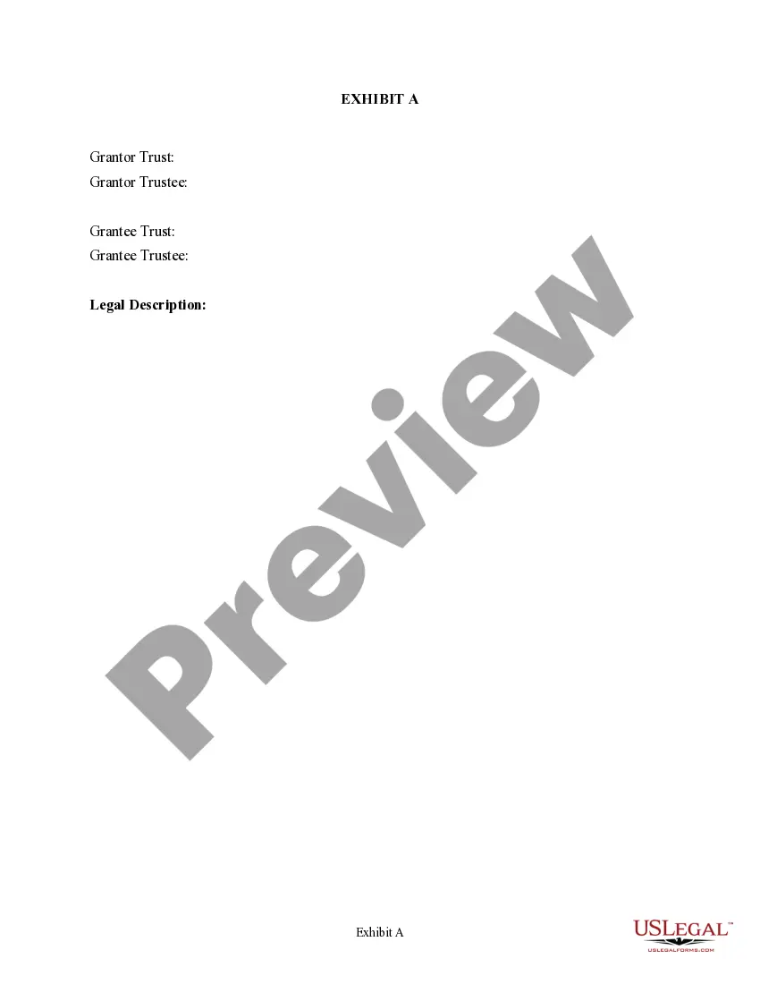 Preview Quitclaim Deed - Trust to Trust