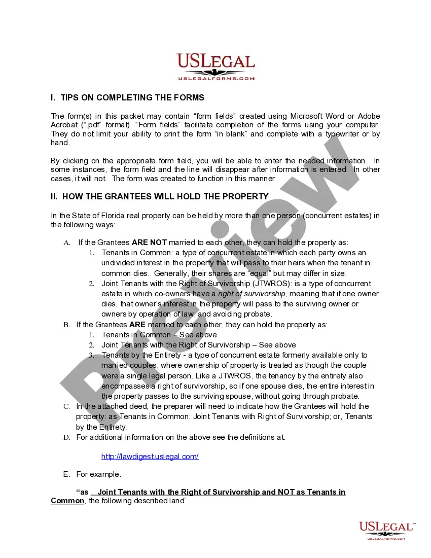 Get Enhanced Life Estate or Lady Bird Deed - Individual to Two Individuals / Husband and Wife Preview Enhanced Life Estate or Lady Bird Deed - Individual to Two Individuals / Husband and Wife