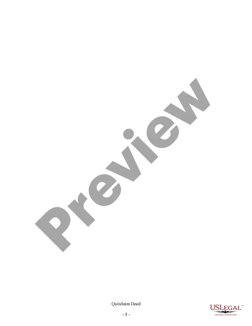 Preview Quitclaim Deed - Limited Liability Company to Three Individuals