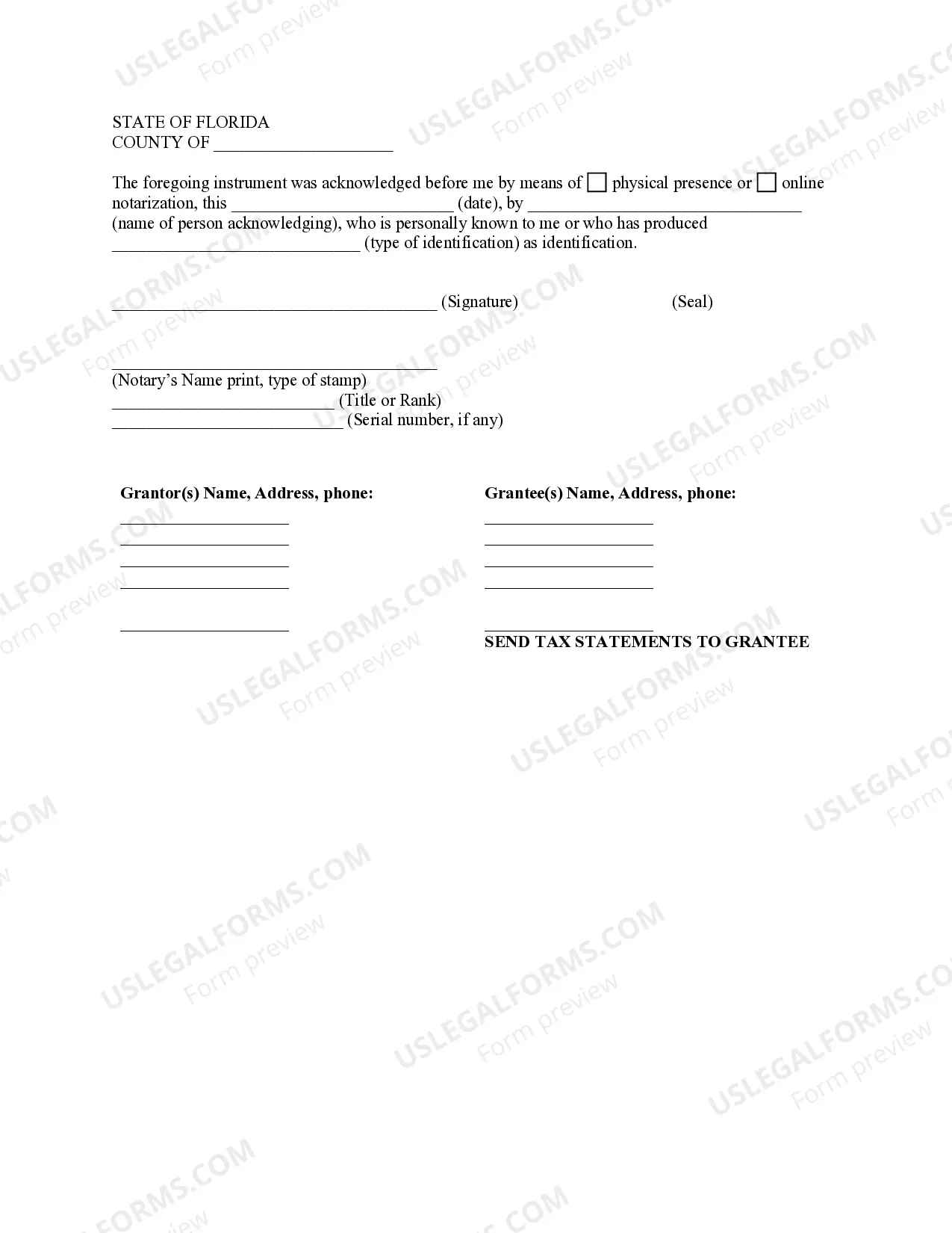 Preview Quitclaim Deed by Two Individuals to LLC