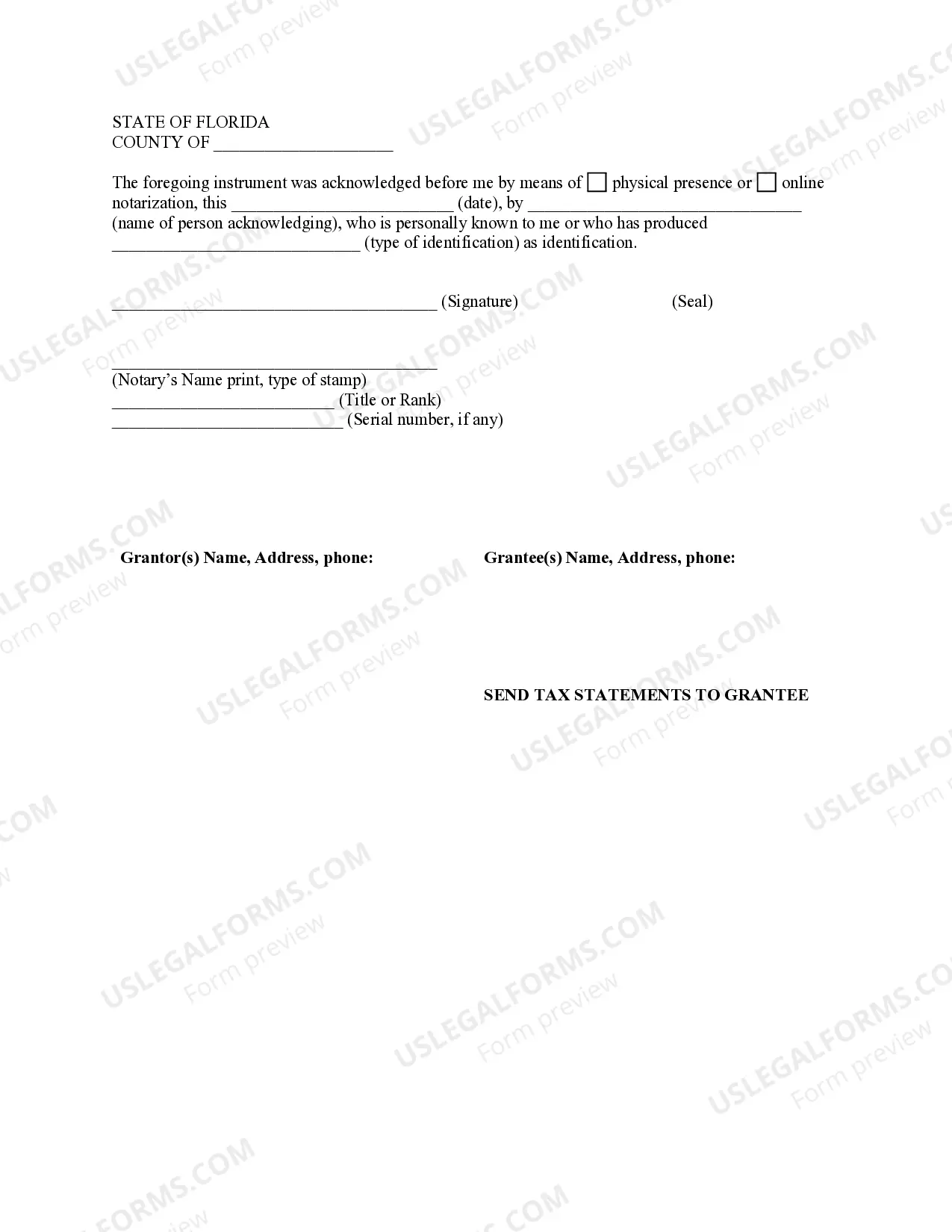 Preview Warranty Deed from two Individuals to LLC