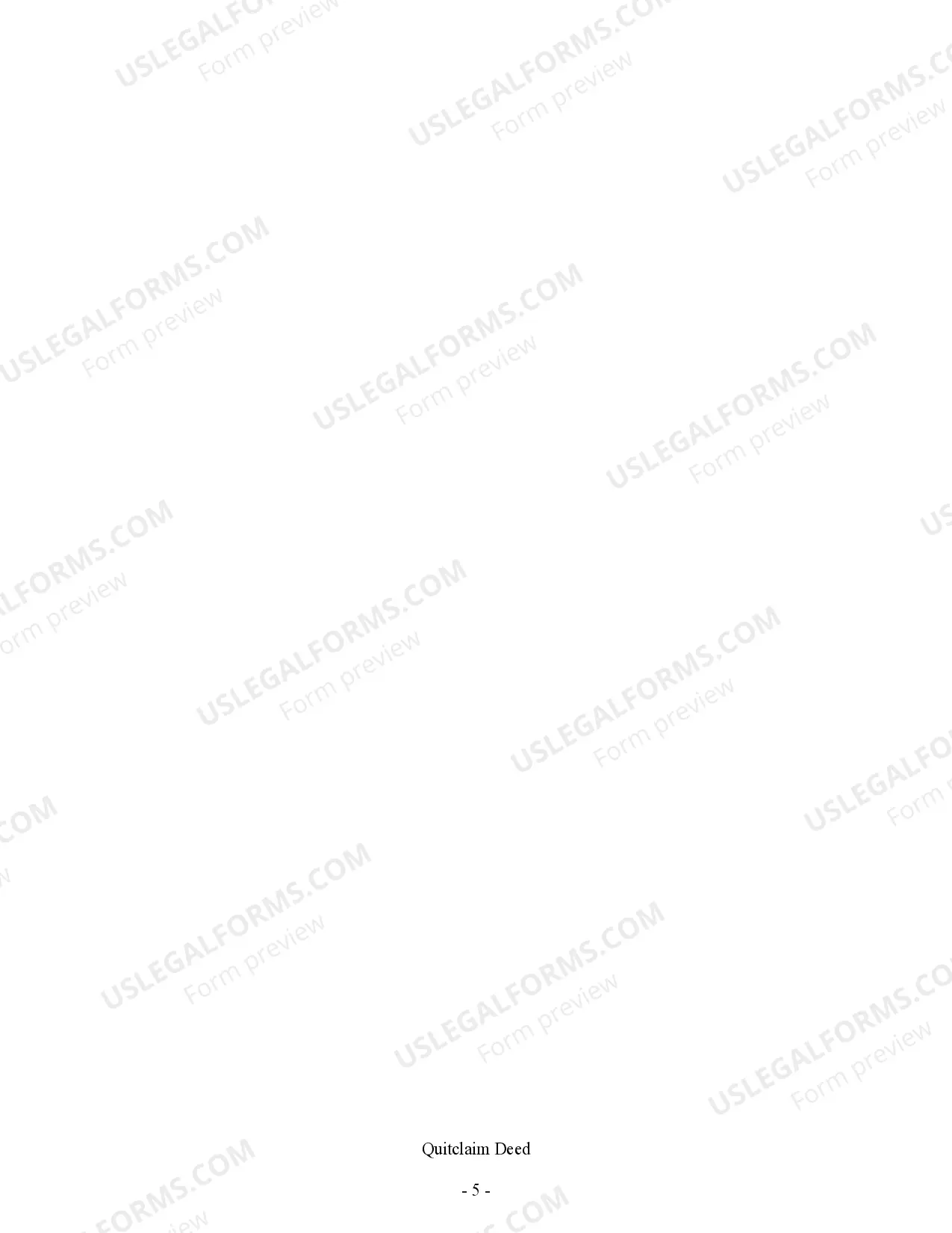 Preview Quitclaim Deed - Corporation to Three Individuals