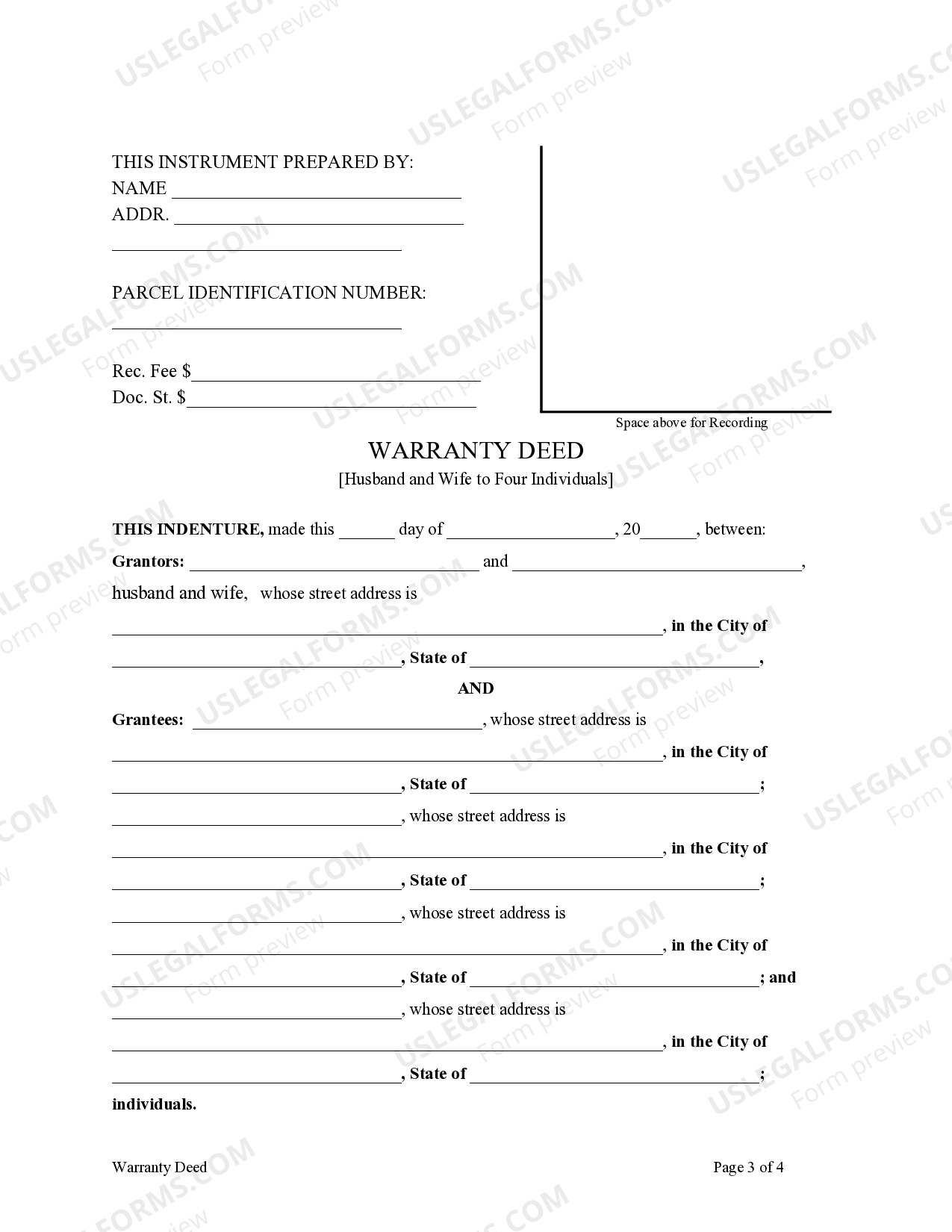 Miami Warranty deed miami dade US Legal Forms