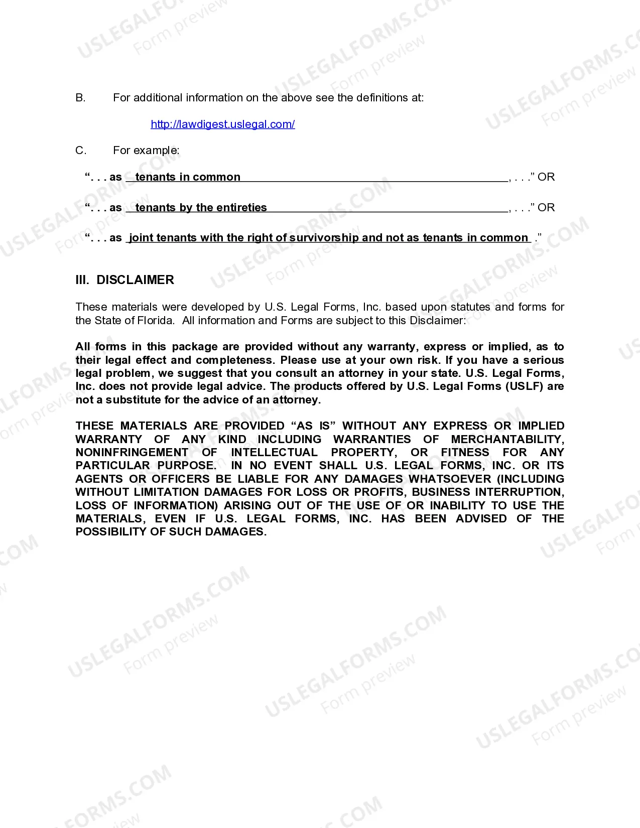 Preview Special Warranty Deed from an Individual to Two Individuals / Husband and Wife
