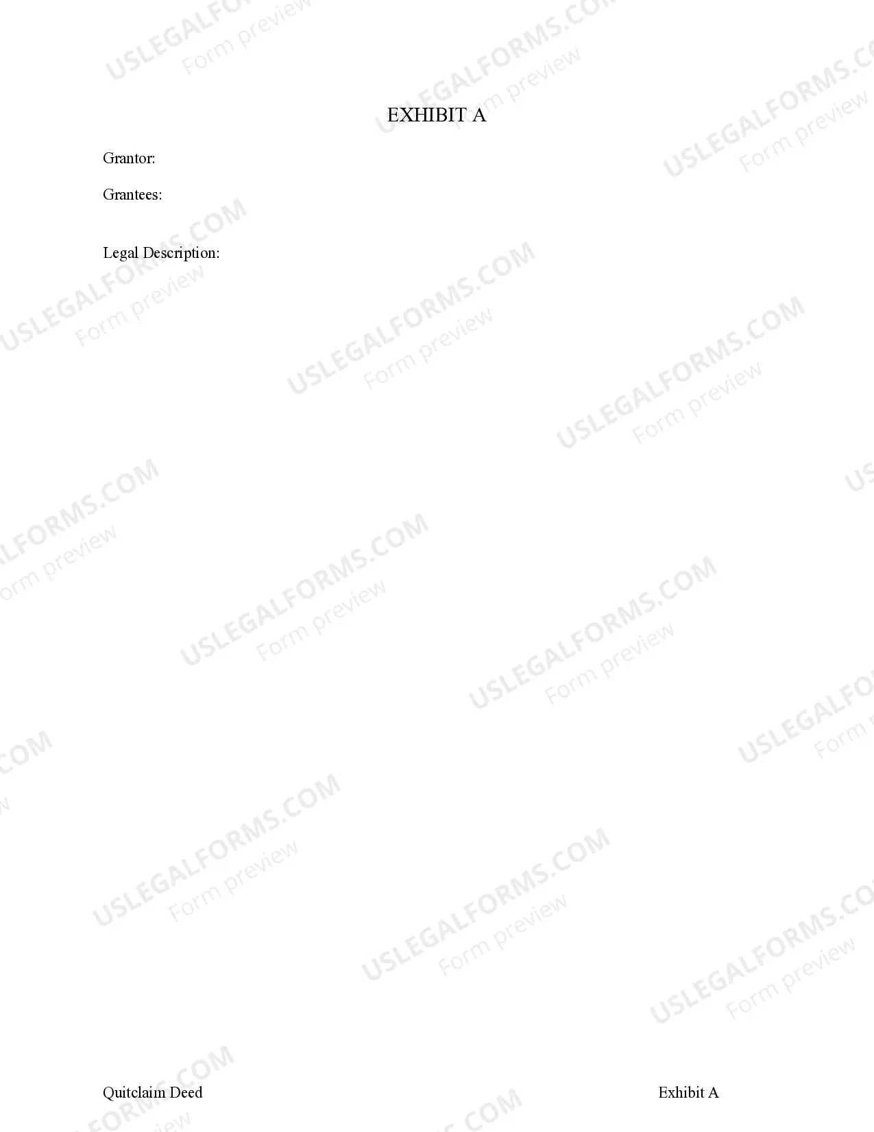 Preview Quitclaim Deed - Timeshare - Individual to Two Individuals / Husband and Wife