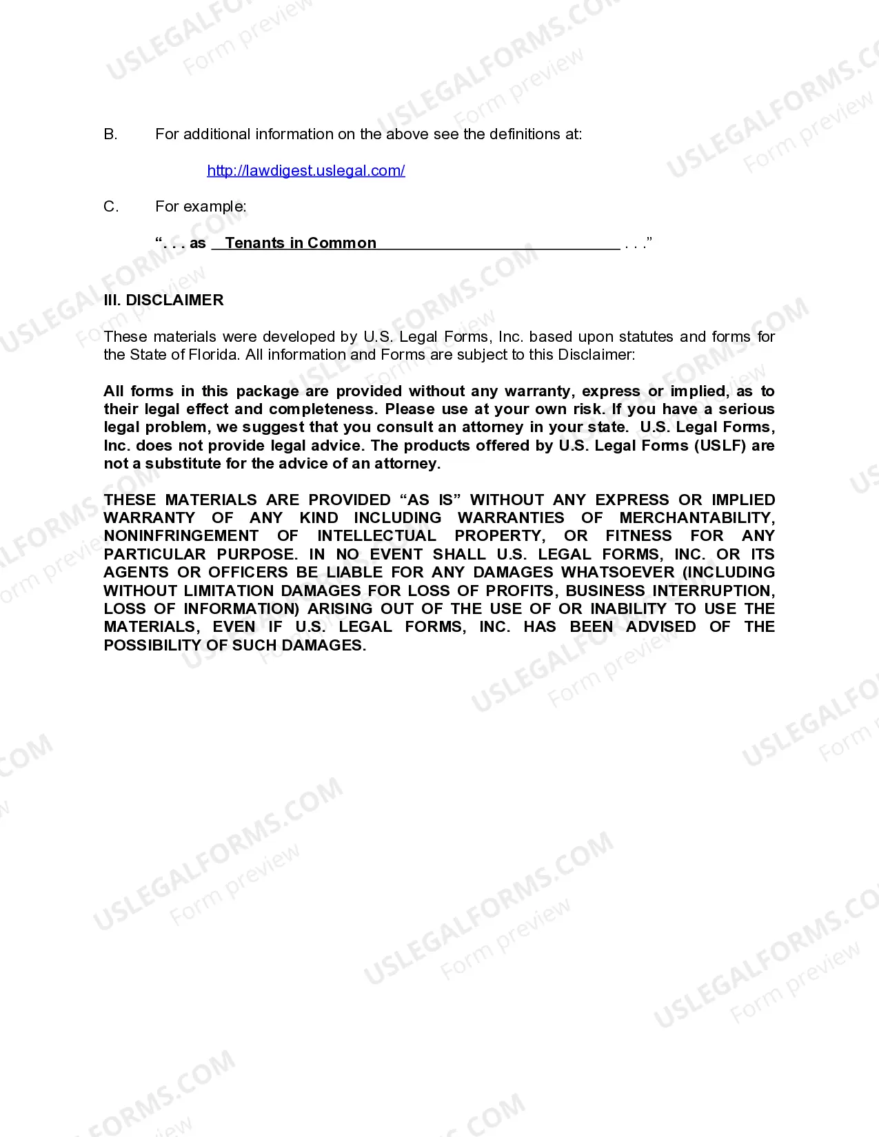Preview Quitclaim Deed - Trust to Four Individuals