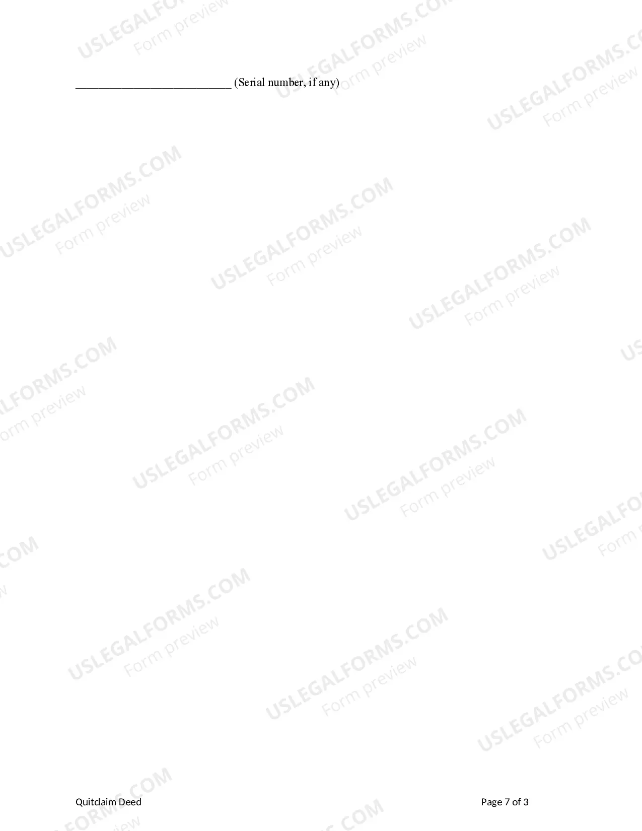 Preview Quitclaim Deed - Two Individuals to Two Individuals