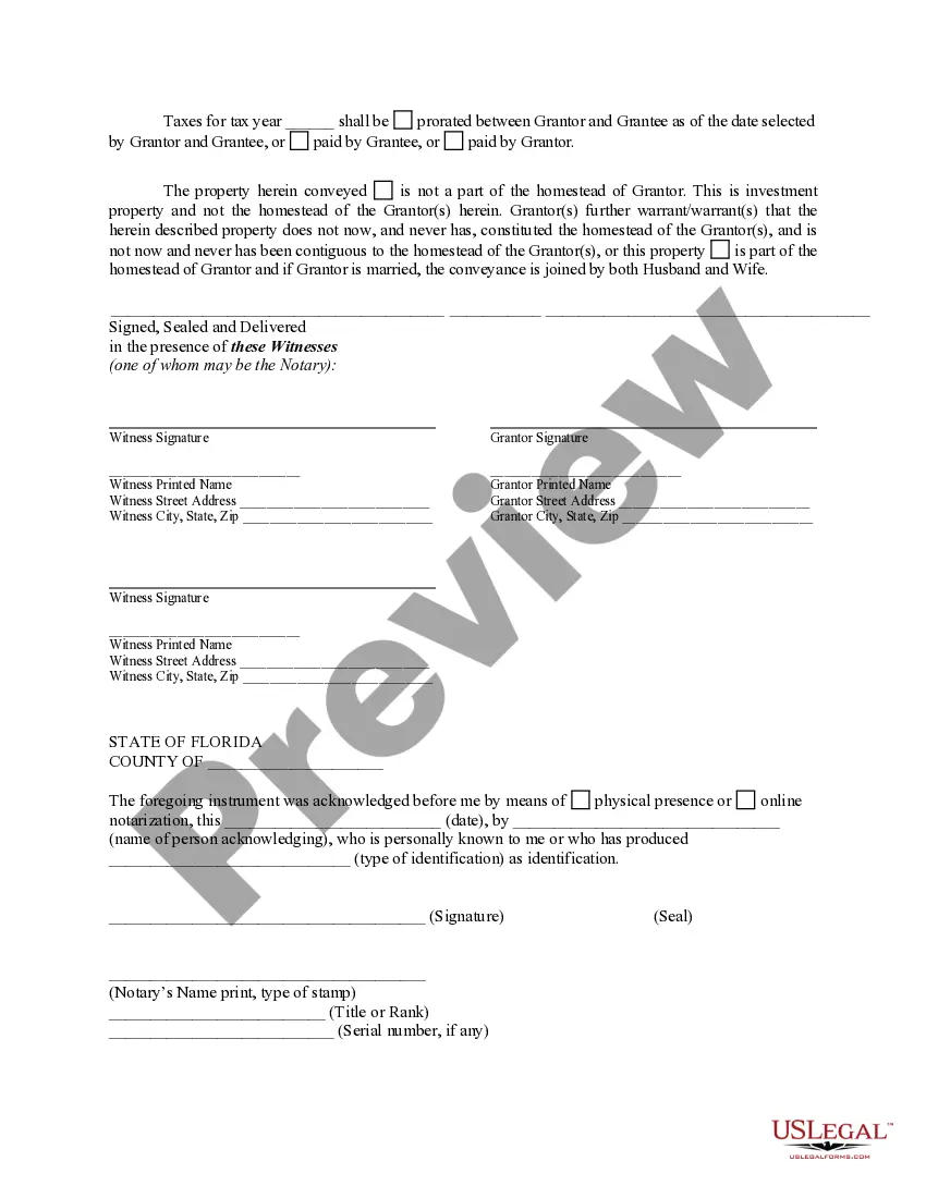 Preview Warranty Deed from Individual to LLC