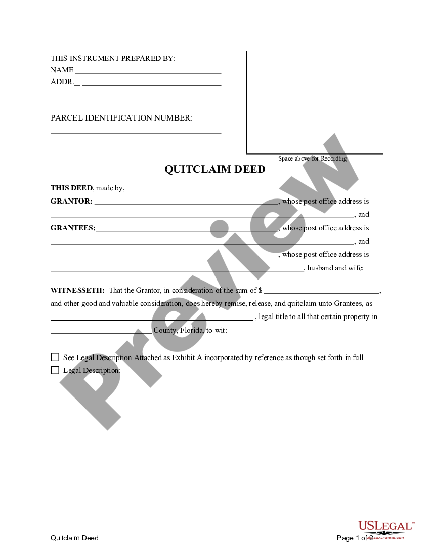 Quitclaim Deed Without Knowledge Us Legal Forms 6143