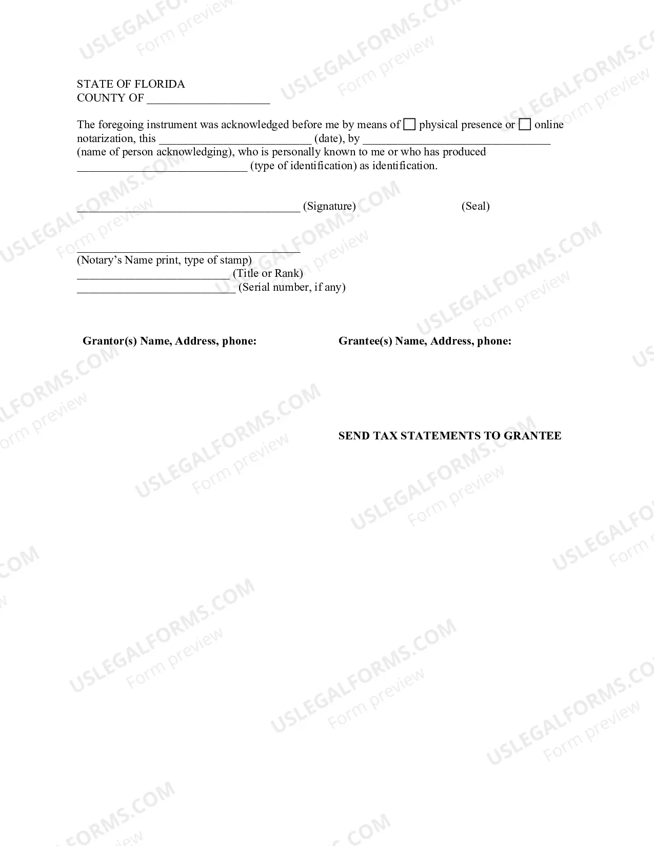 Preview Quitclaim Deed from Husband and Wife to Corporation