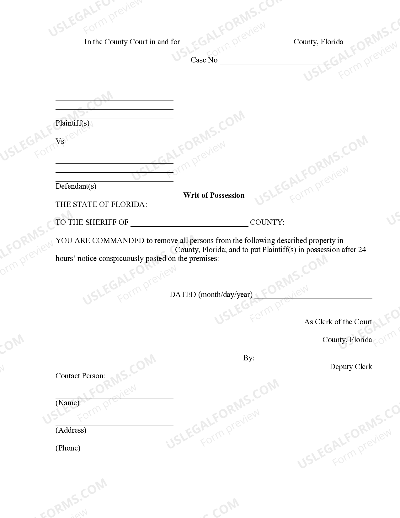 Alias Writ Arrest felony