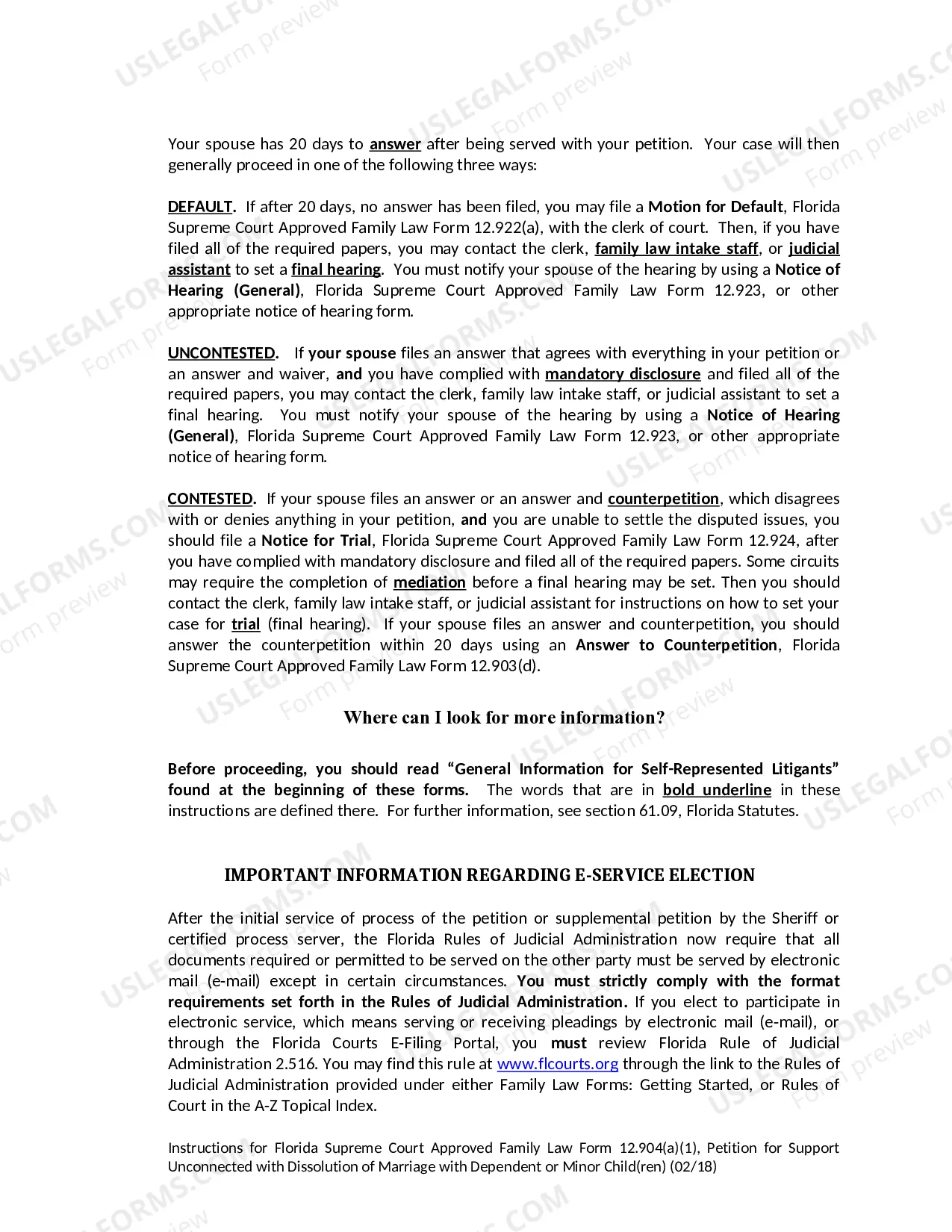 Preview Petition for Support Unconnected with Dissolution of Marriage with Dependent or Minor Children