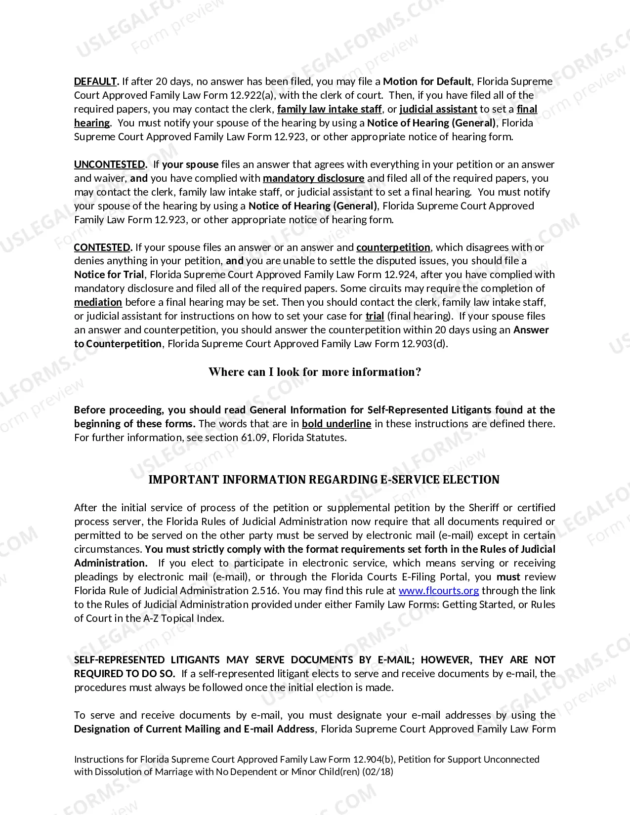 Preview Petition for Support Unconnected With Dissolution of Marriage with No Dependent or Minor Children