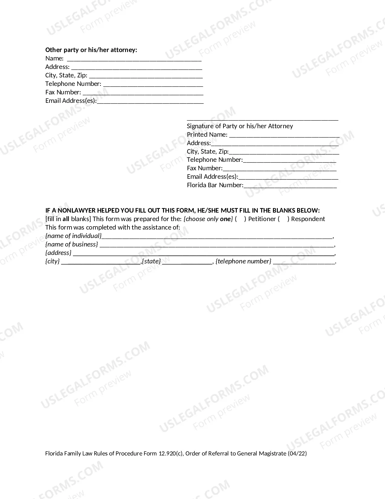 Preview Motion for Referral to General Magistrate - Order of Referral to General Magistrate - Notice of Hearing Before General Magistrate