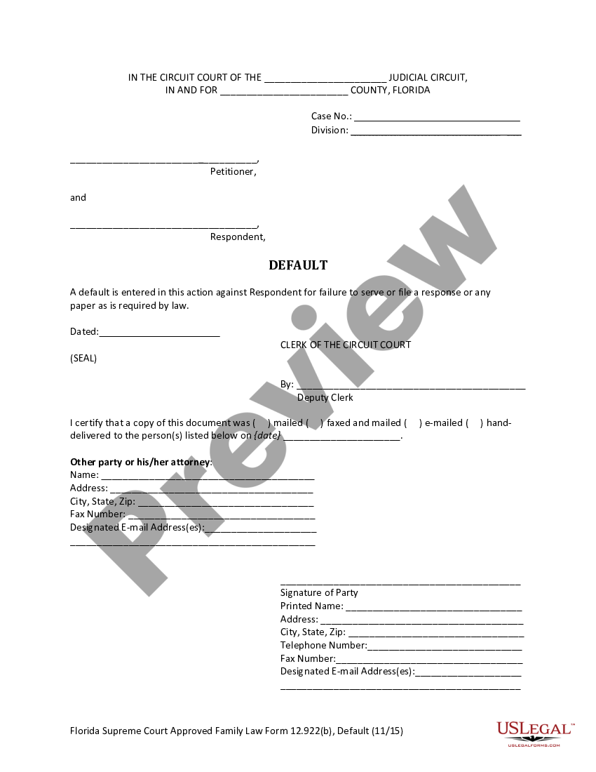 Florida Court Motion Forms Fill Out And Sign Printabl 6532