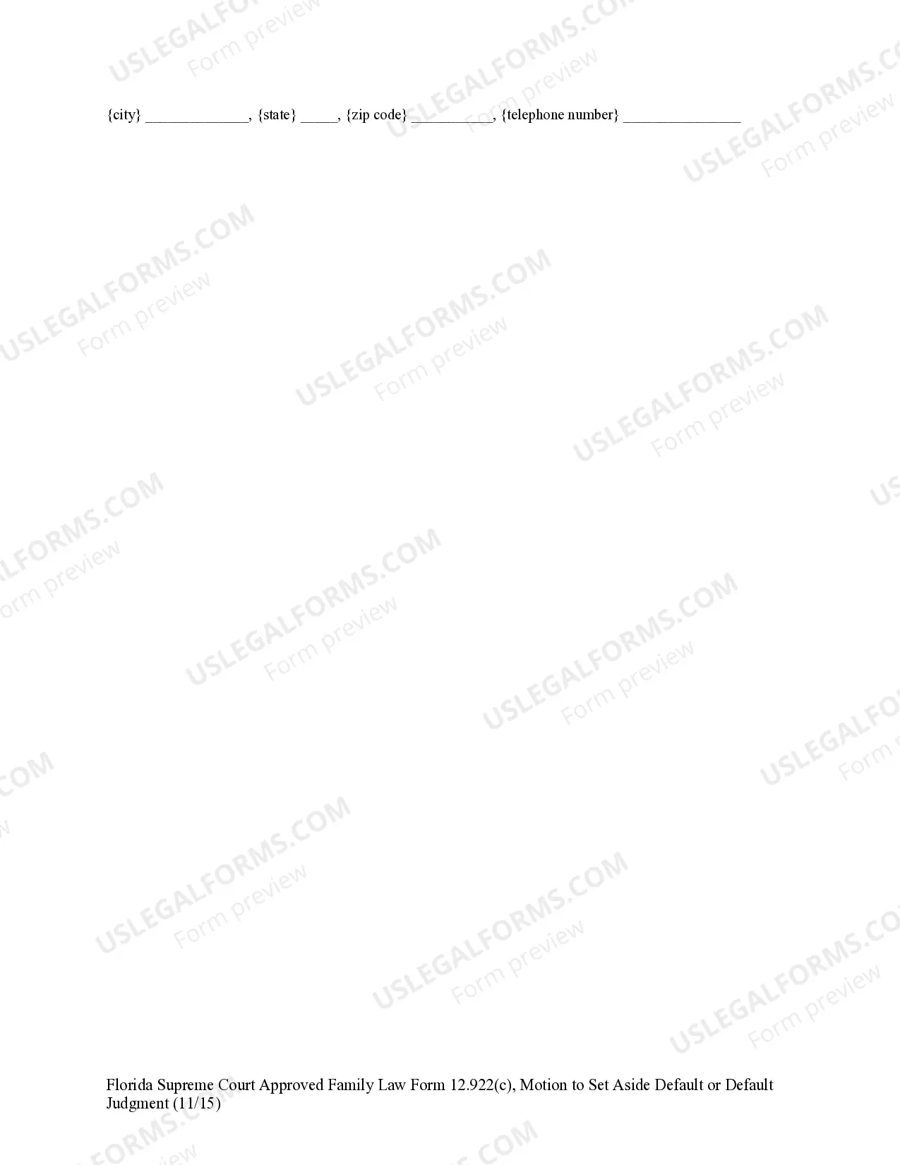 Preview Motion to Set Aside Default or Default Judgment