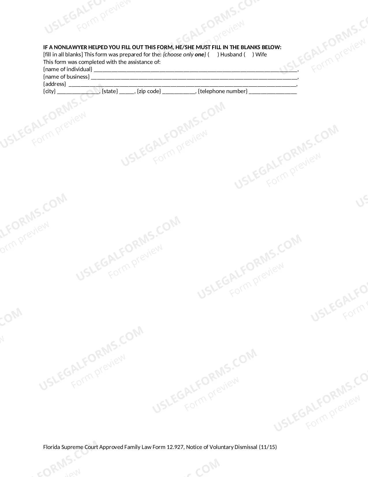 Preview Notice of Voluntary Dismissal