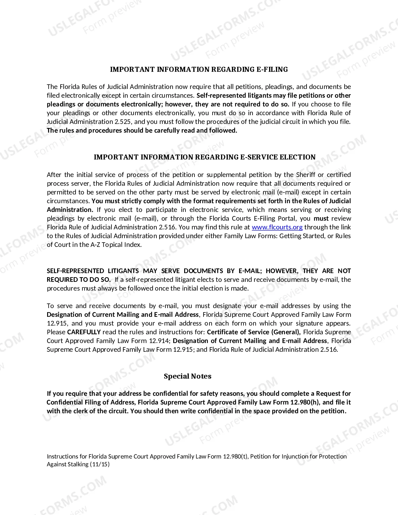 Preview Petition by Affidavit for Order to Show Cause for Violation of Final Judgment of Injunction for Protection Against Domestic, Repeat, Dating, or Sexual Violence