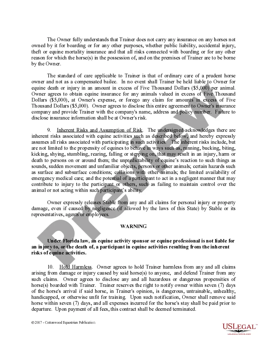 Get Training Contract - Horse Equine Forms Preview Training Contract - Horse Equine Forms
