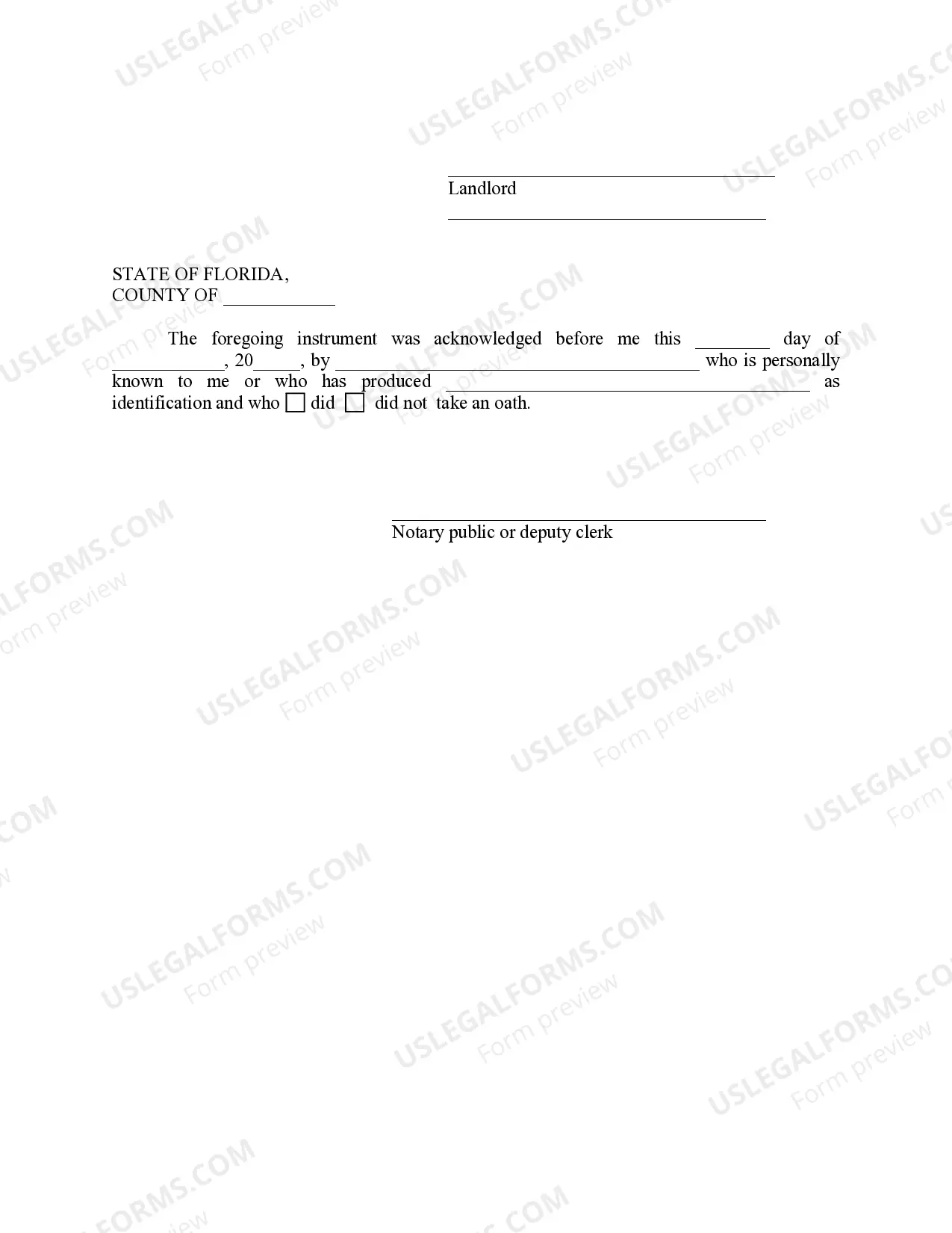 Preview Affidavit of Court Cost and Non-military Service